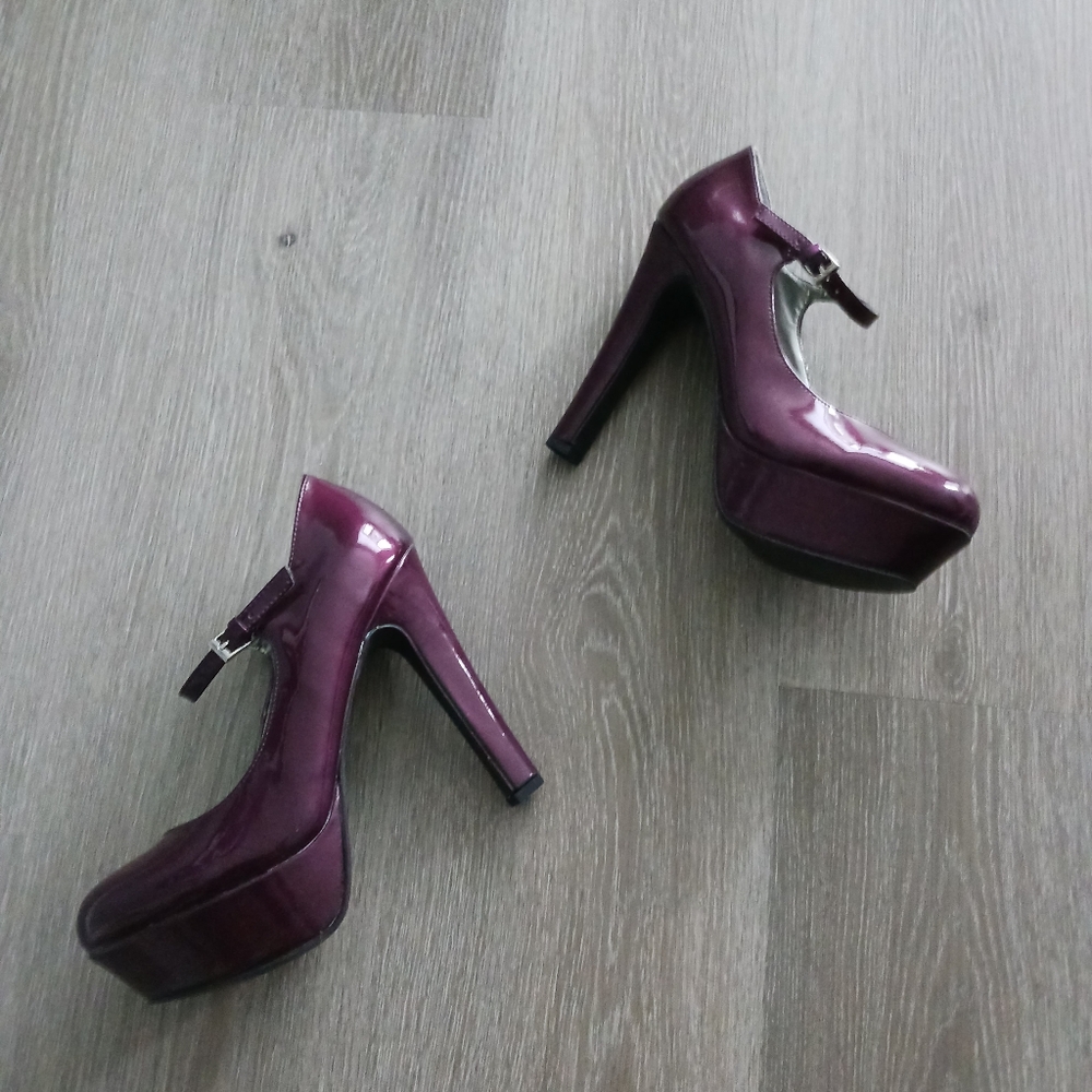 Brand New Purple Platform MaryJanes!
